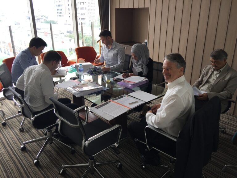 Jerrold and Olaf instruct advanced “ARM” international arbitration assessment course